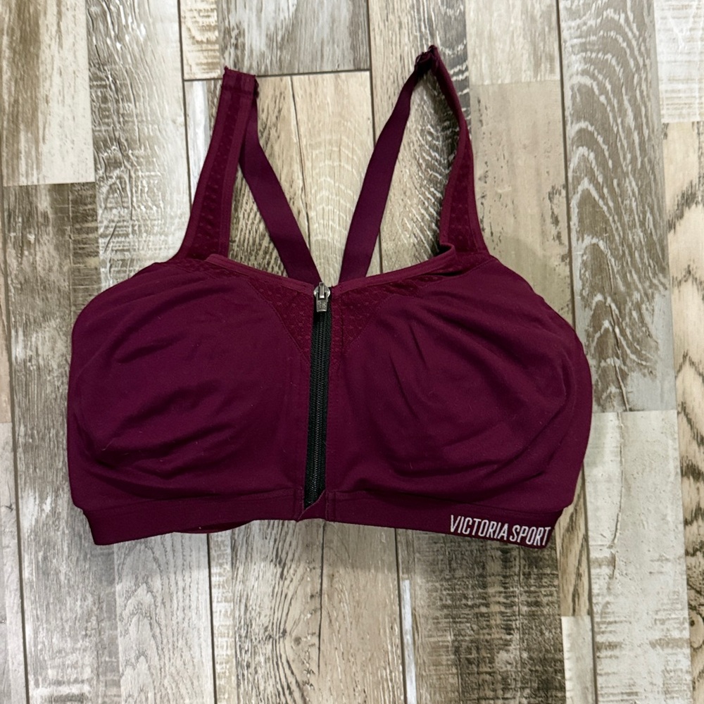 Victoria's Secret Black Front-Zip Bra